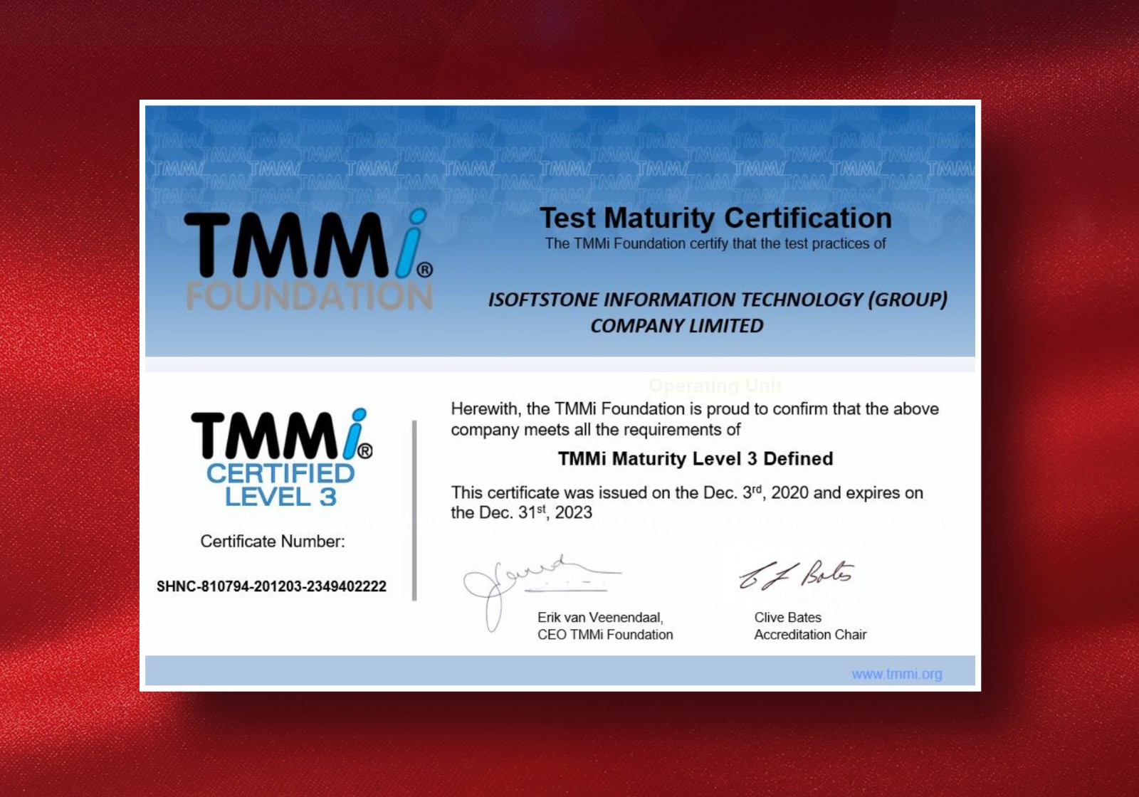 与国际主流手艺接轨 明升mansion88动力获TMMi3级和CMMI5级双认证