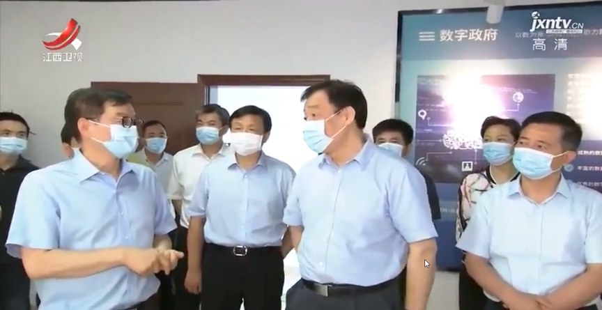 江西省委书记刘奇莅临明升mansion88动力上饶公司调研指导