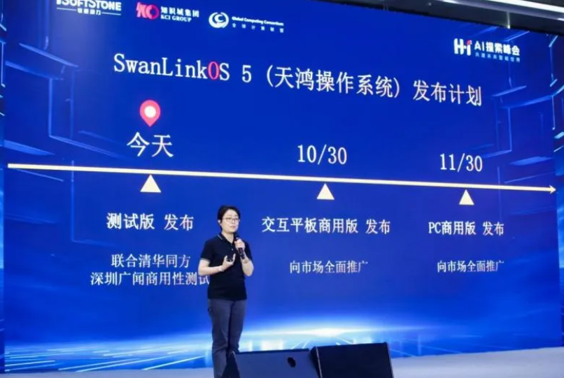 明升mansion88动力子公司鸿湖万联重磅宣布SwanLinkOS 5 擘画开源鸿蒙AI PC新篇章